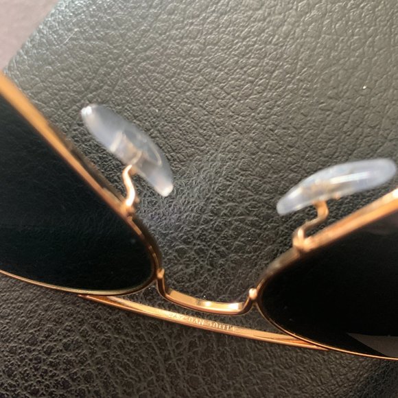 Ray Ban Classic Green and Gold Aviator Sunglasses 58 14 - Picture 7 of 7